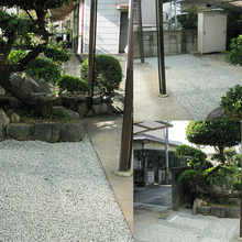 松山市：庭をリフォームして駐車場を拡張